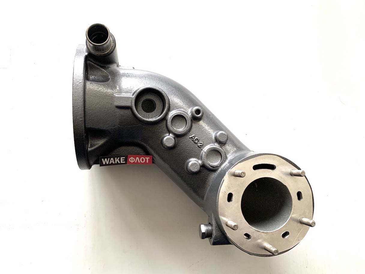 Колено угловое выхлопного коллектора PCM (правый борт)