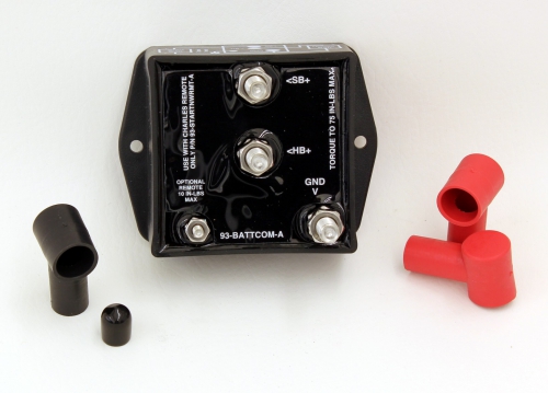 Развязка электронная, для двойной системы аккумуляторов, 12V 93-BATTCOM-A