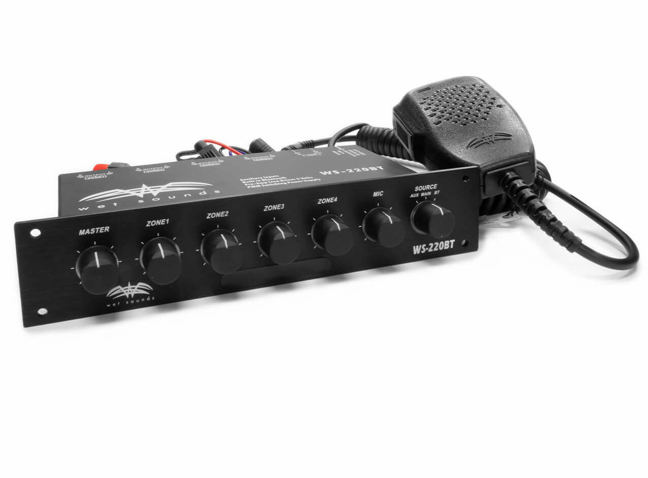 Контроллер акустики 4 зоны WET SOUNDS WS-220 BT