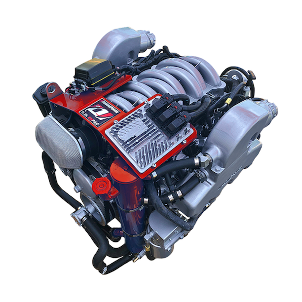 Судовой двигатель MARINE POWER 5.3L DI для рулевой колонки с катализаторами