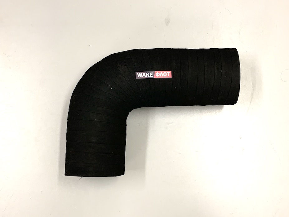 Патрубок выхлопной 90*, диаметр 4 дюйма