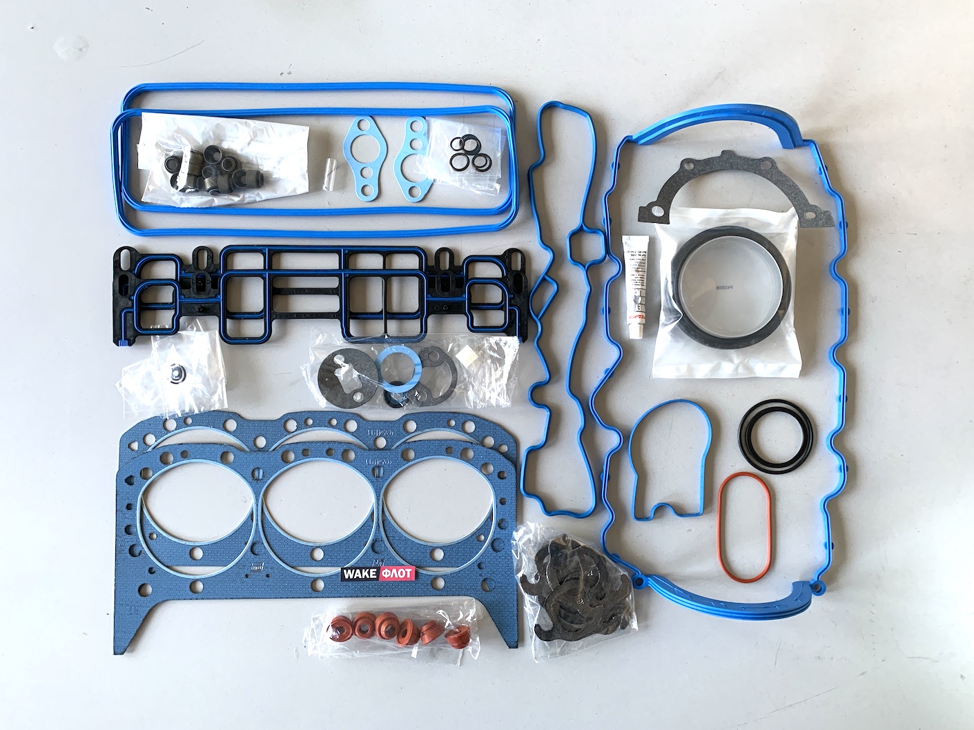 Ремкомплект двигателя GM 4.3L полный VORTEC алюминиевый поддон