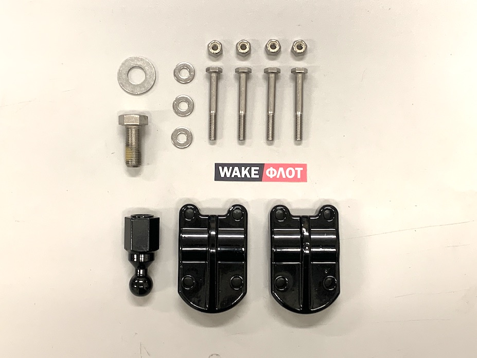 Крепление рулевого троса, к корпусу катера