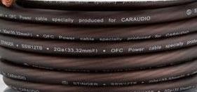 Кабель, 2G, силовой, STINGER, черный