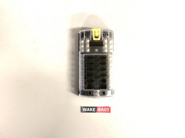 Блок предохранителей "морской" Blue Sea 5026 на 12 предохранителей с заземлением