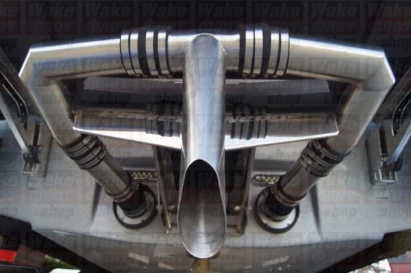 Система чистого выхлопа, FAE exhaust, Malibu, Power Wedge, двойной выхлоп, 494807